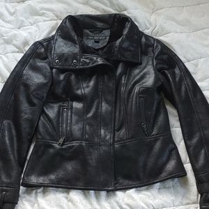 Black Faux leather Jacket